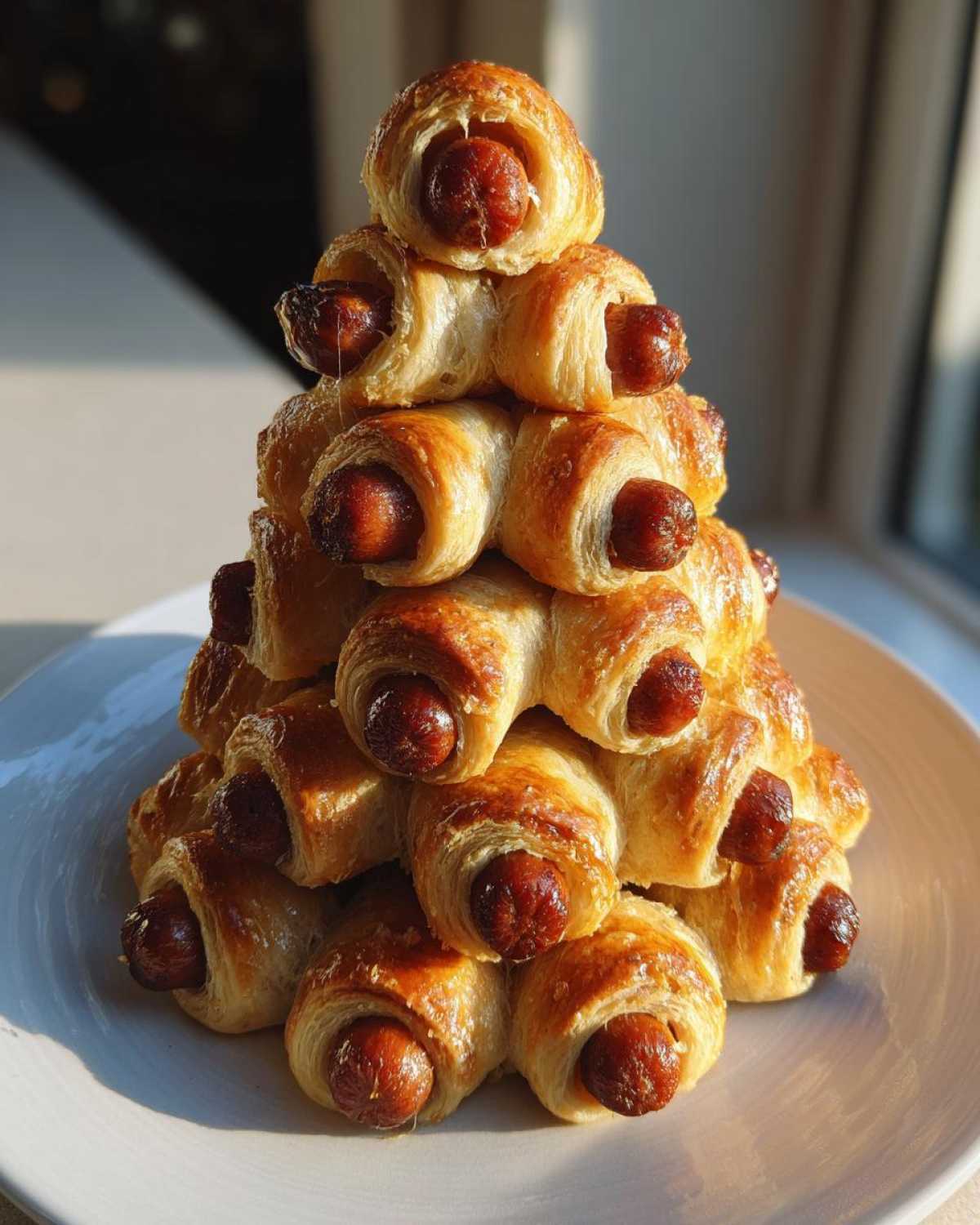 Pull-Apart Pigs in a Blanket Tree - detail 2