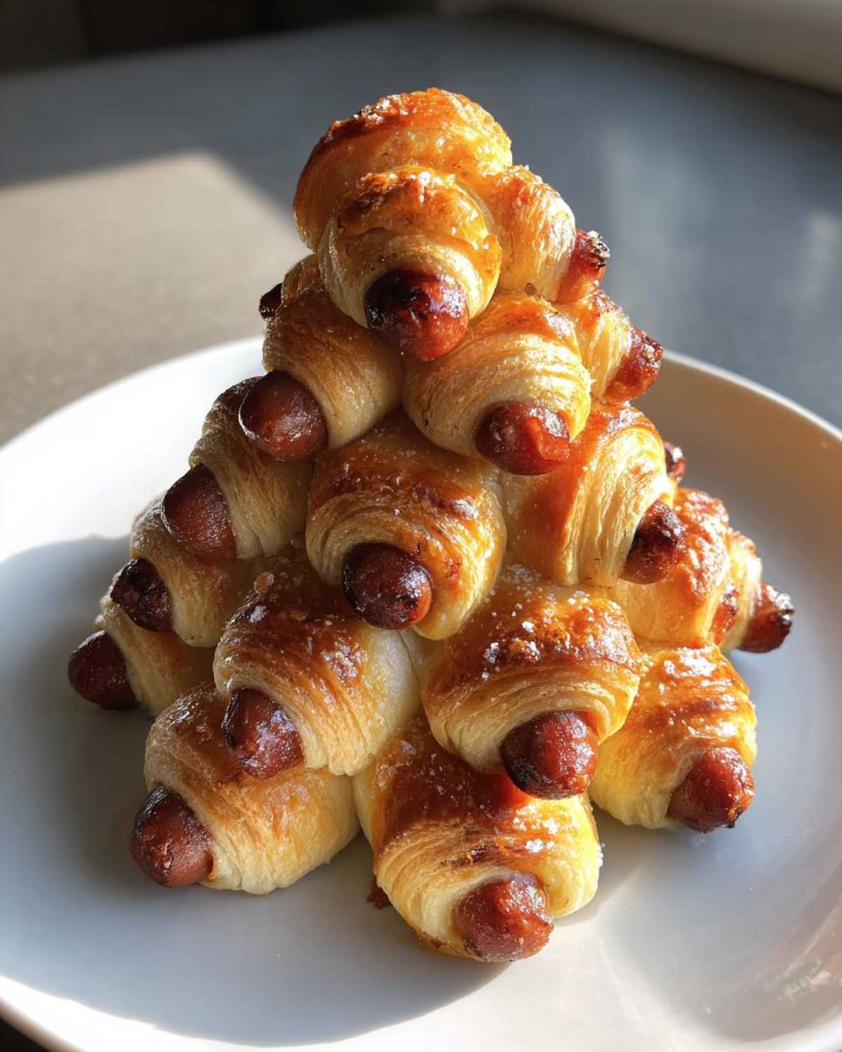 Pull-Apart Pigs in a Blanket Tree - detail 3
