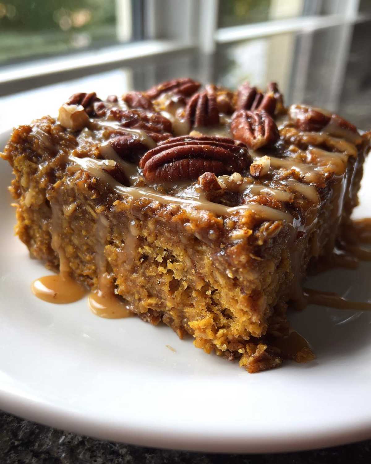 Pumpkin Spice Latte Oatmeal Bake - detail 2