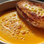 Roasted Pumpkin Soup with Gruyère Toasts