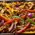 Sheet Pan Chicken Fajitas with Peppers