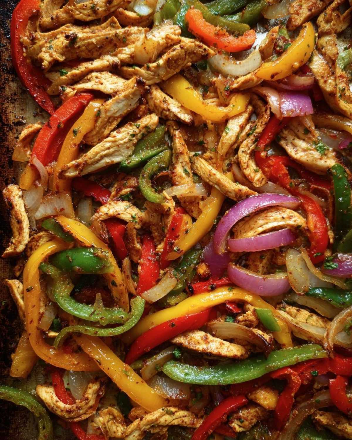 Sheet Pan Chicken Fajitas with Peppers - detail 4