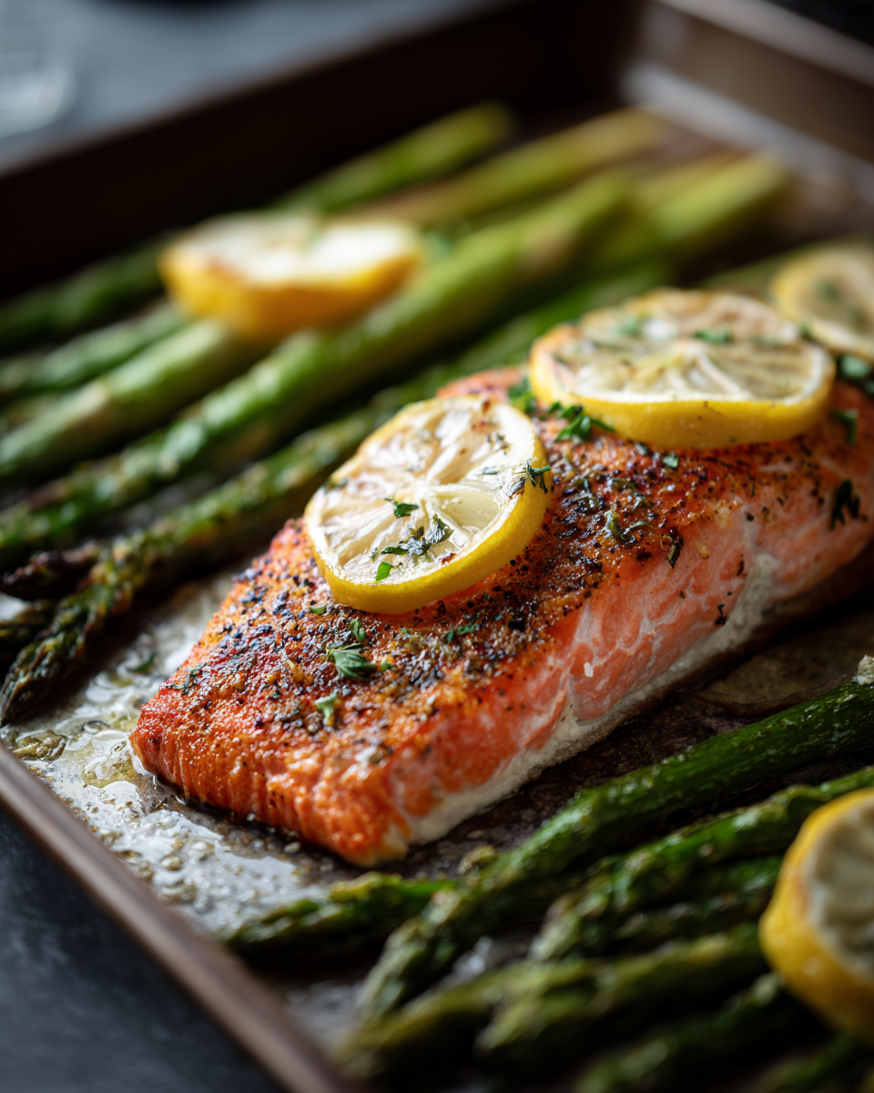 Sheet Pan Salmon with Asparagus - detail 4