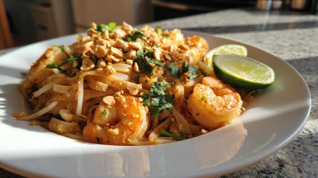 Shrimp Pad Thai (Thai Noodles)