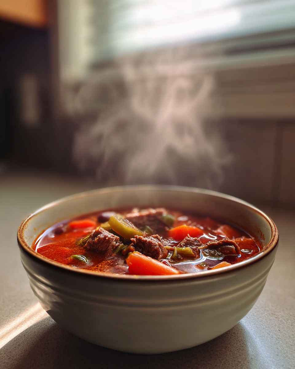 Slow Cooker Hearty Vegetable Beef Soup - detail 3