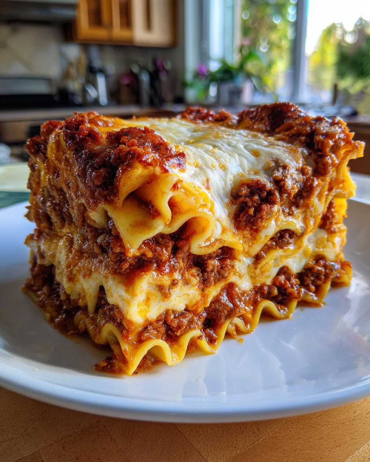 Slow Cooker Lasagna (No-Boil Noodles) - detail 1