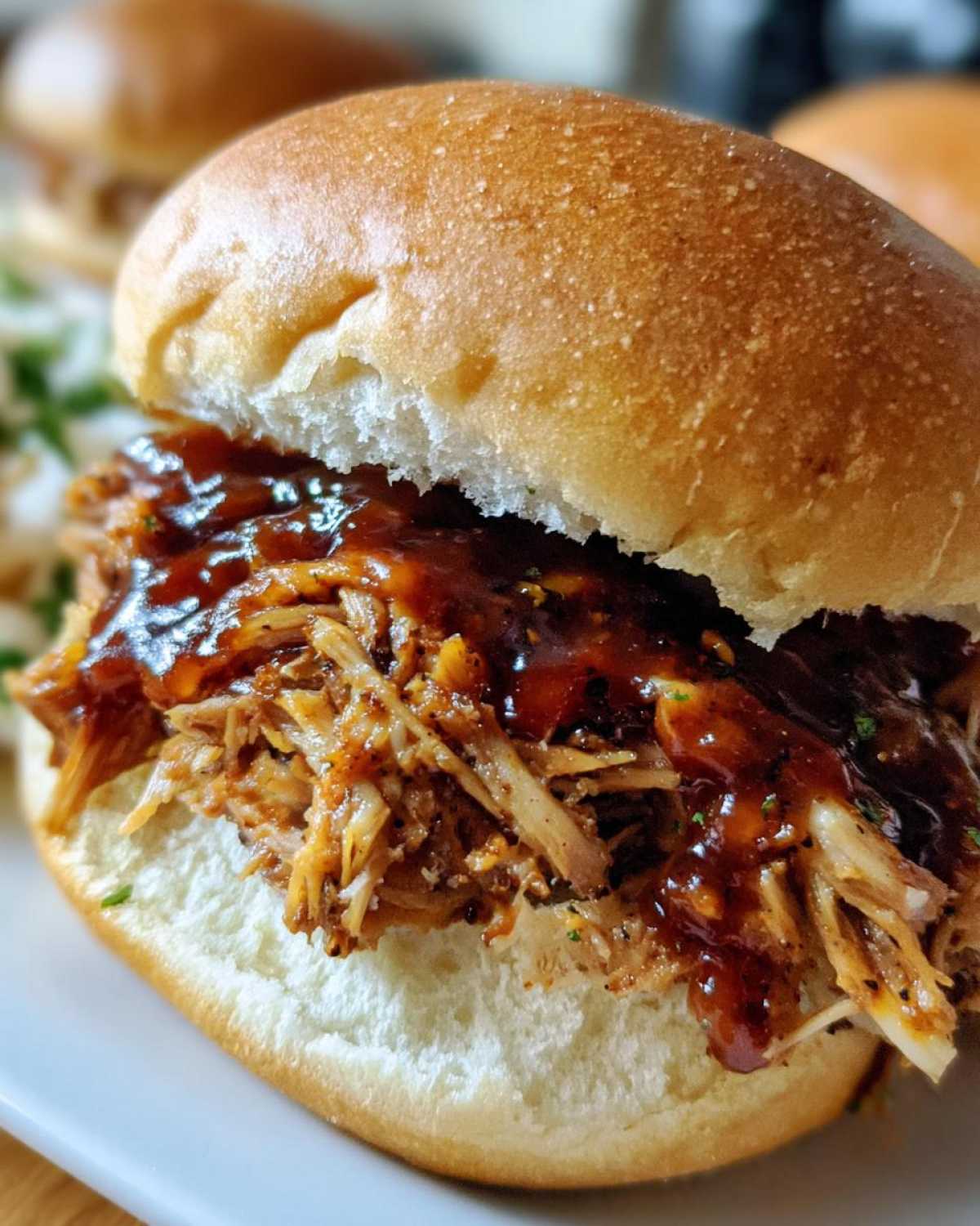 Smoky BBQ Pulled Pork Sandwiches - detail 2