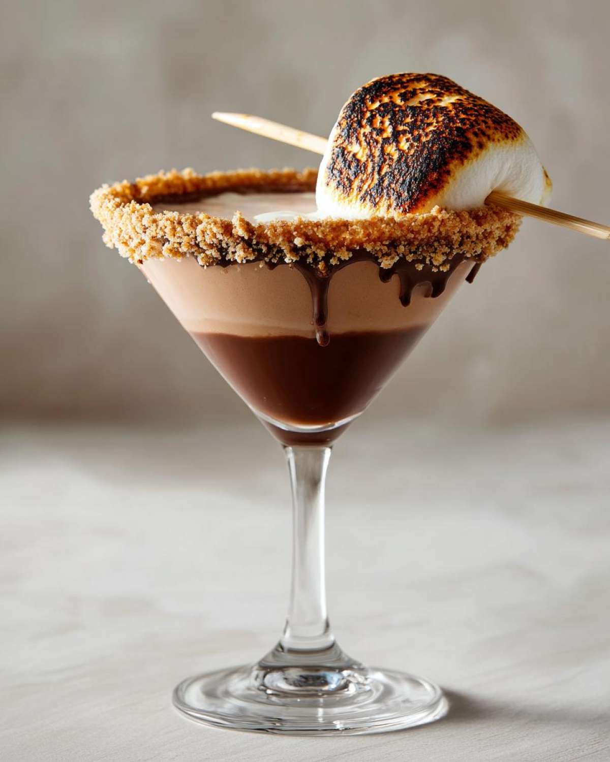 S'mores Martini with Toasted Marshmallow - detail 2