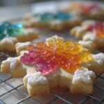 Snowflake Sugar Cookies with Stained Glass