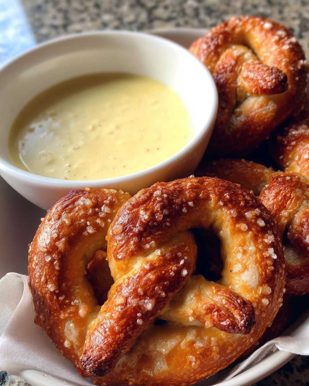 Soft Pretzels with Beer Cheese Dip - detail 1