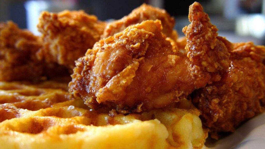 Southern Fried Chicken and Waffles