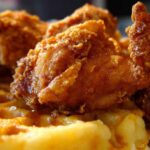 Southern Fried Chicken and Waffles