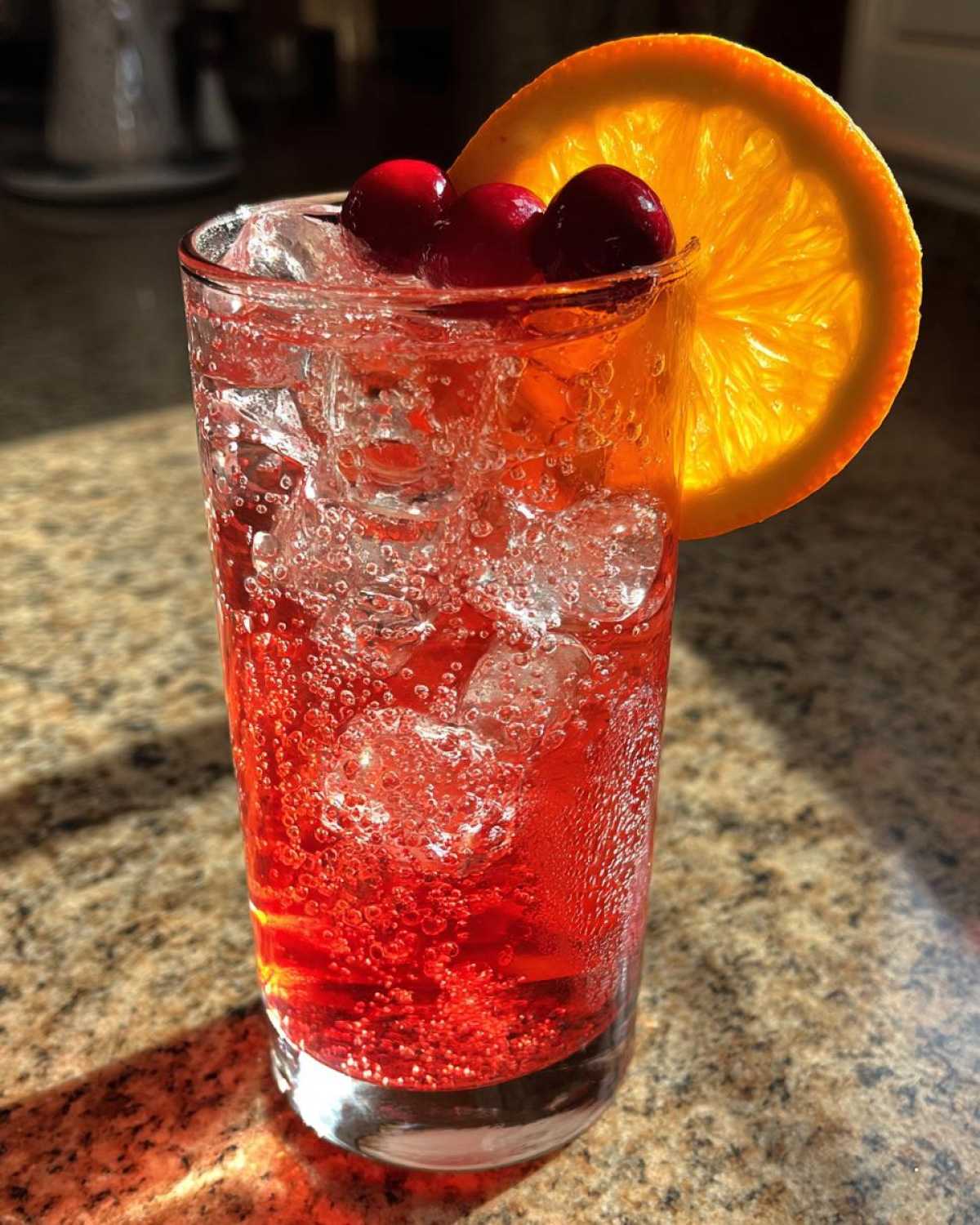 Sparkling Cranberry Mocktail - detail 2
