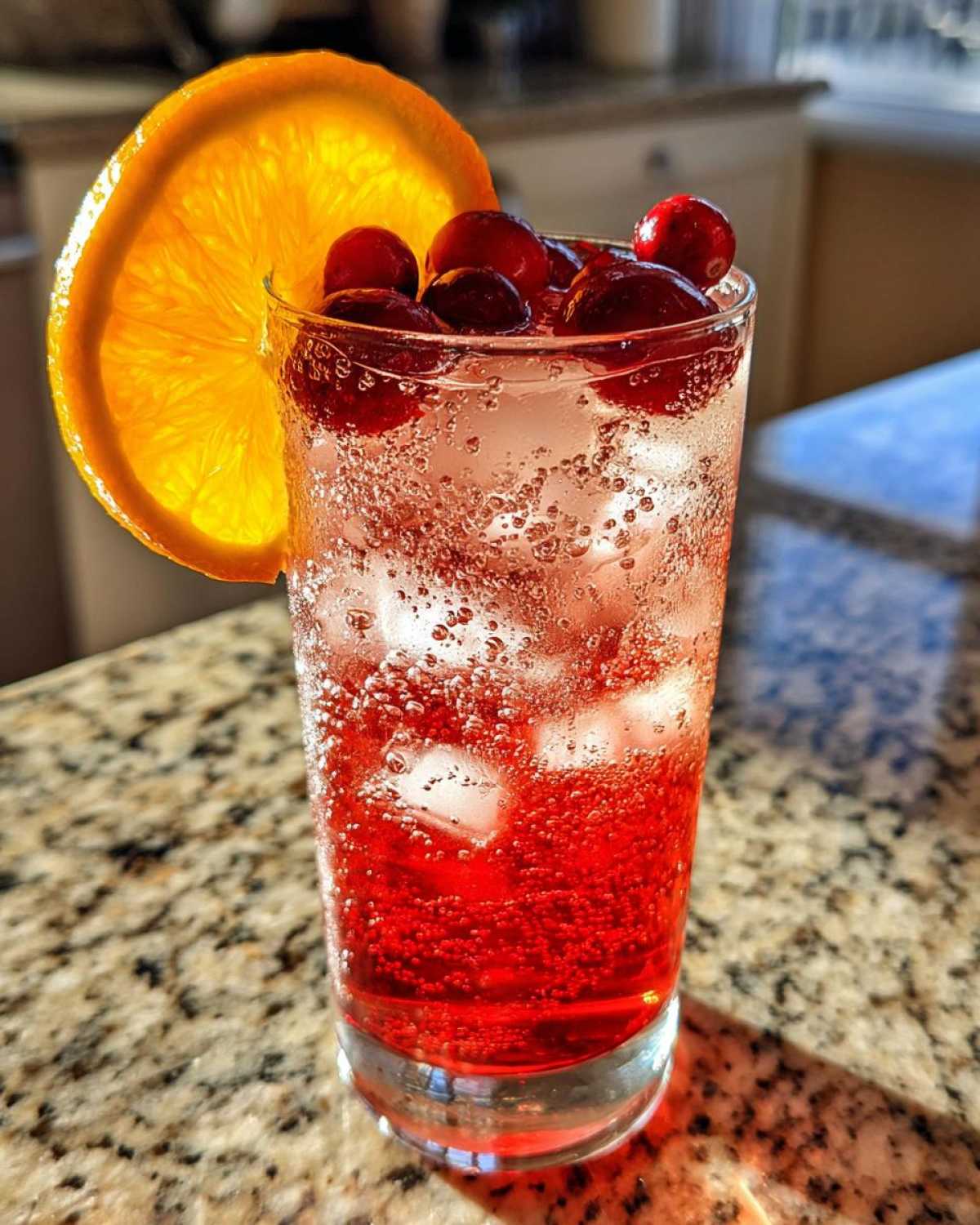 Sparkling Cranberry Mocktail - detail 4