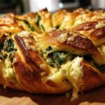 Spinach Artichoke Bread Wreath