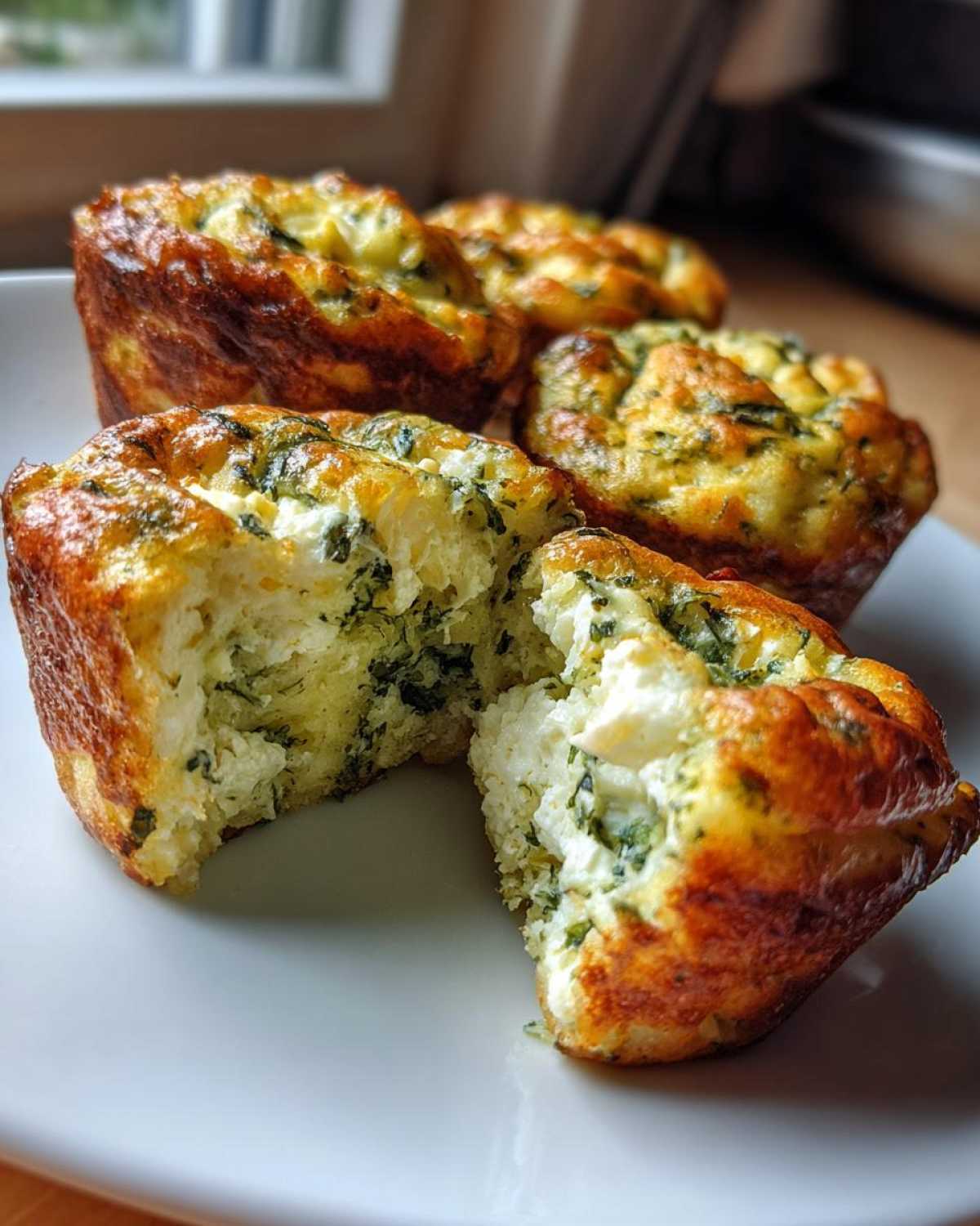 Spinach and Feta Egg Muffins (Meal Prep Breakfast) - detail 3