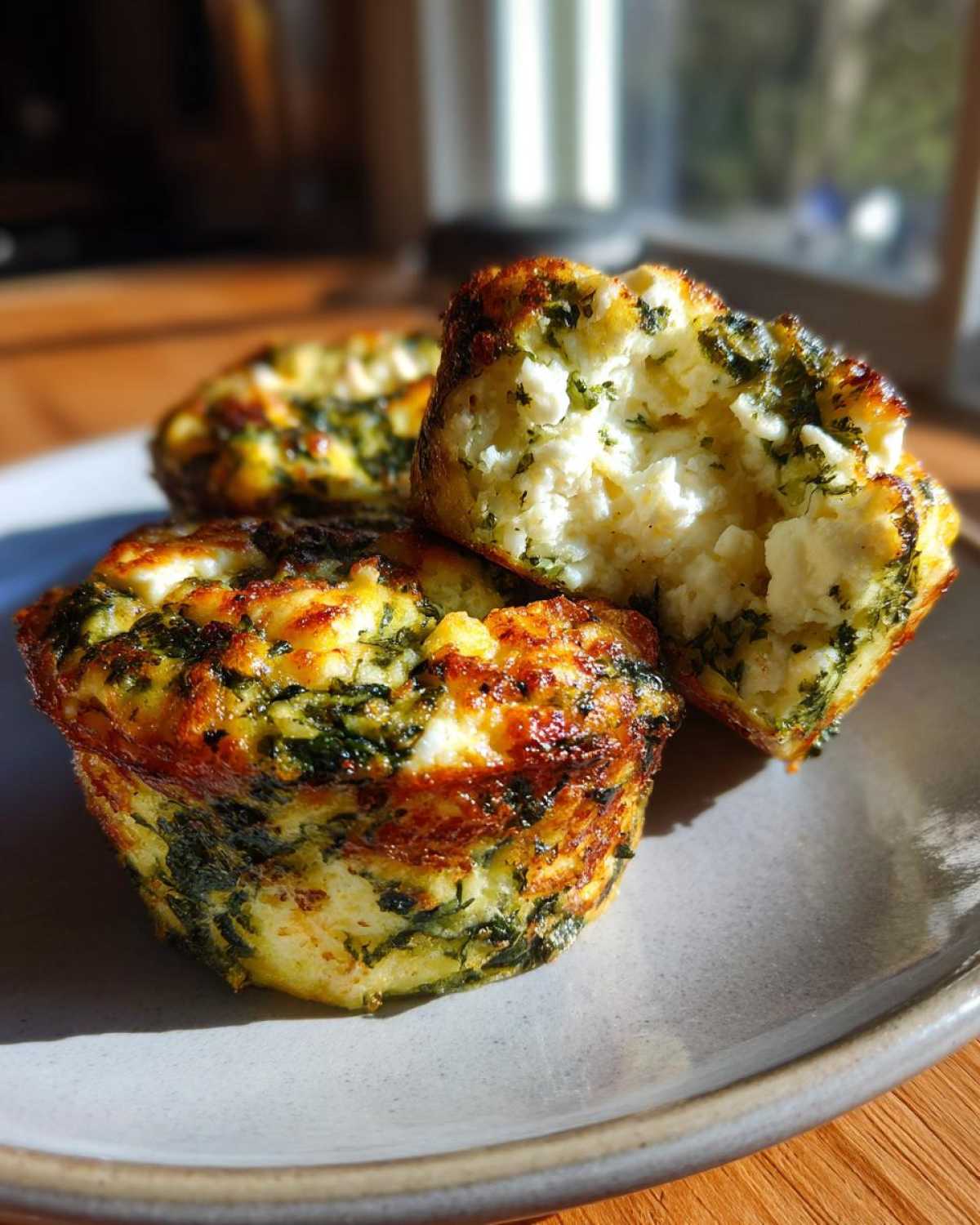 Spinach and Feta Egg Muffins (Meal Prep Breakfast) - detail 4