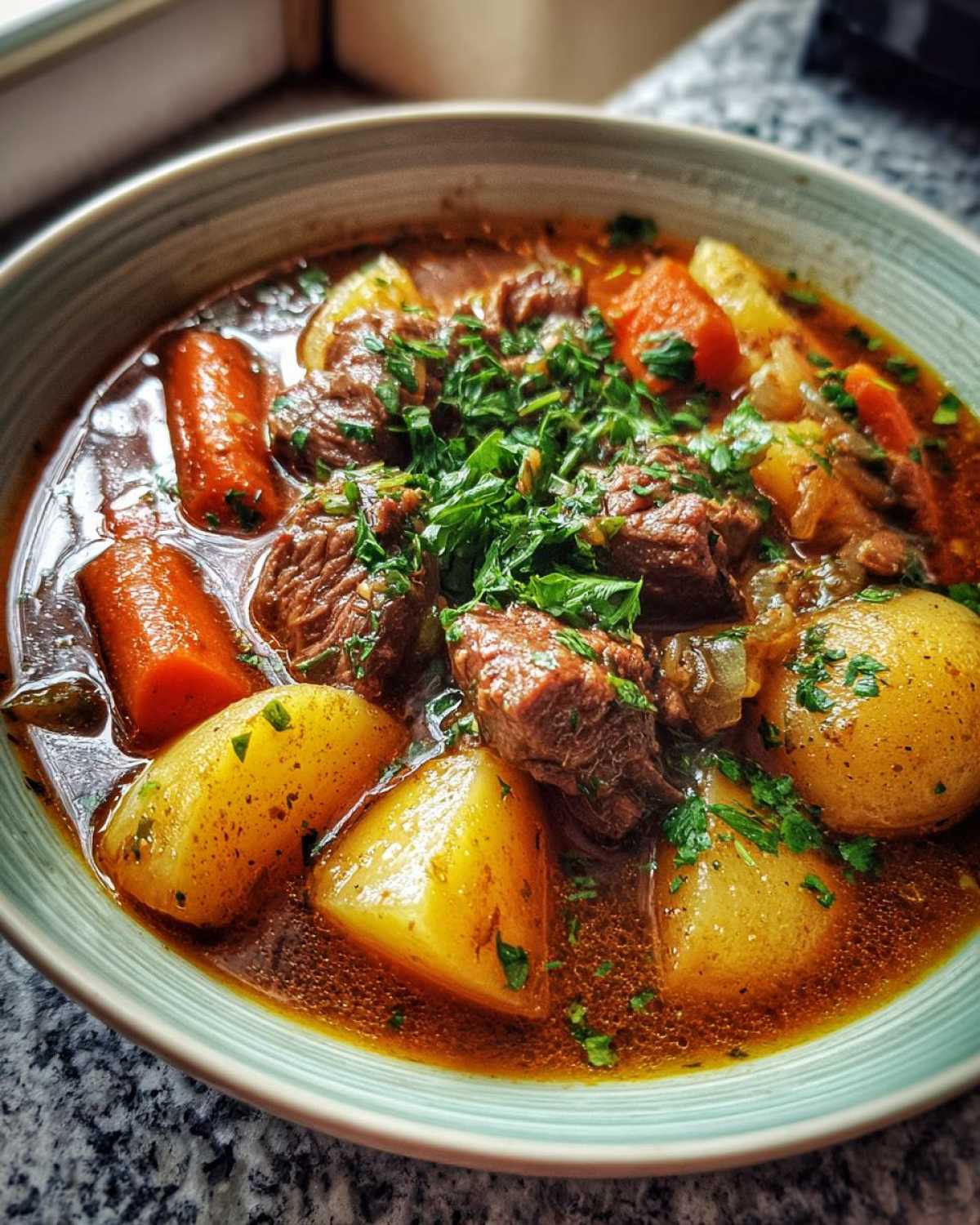 St. Patrick’s Day Irish Lamb Stew - detail 1