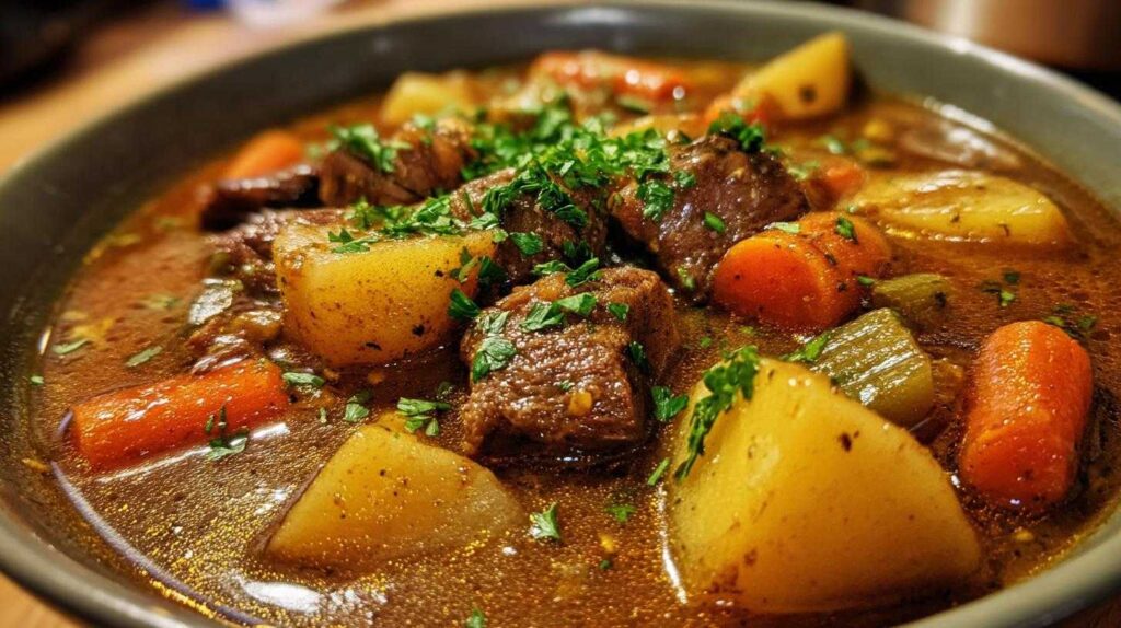 St. Patrick’s Day Irish Lamb Stew: 1 Hug St. Patrick’s Day Irish Lamb Stew