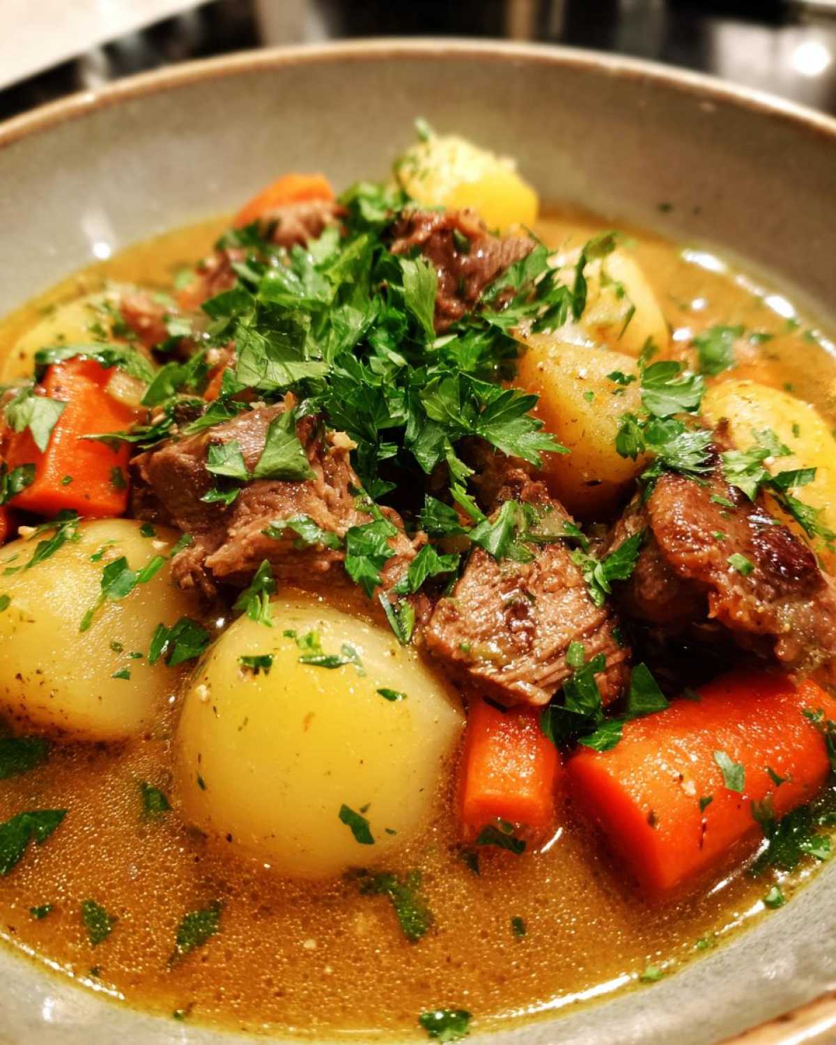 St. Patrick’s Day Irish Lamb Stew - detail 2