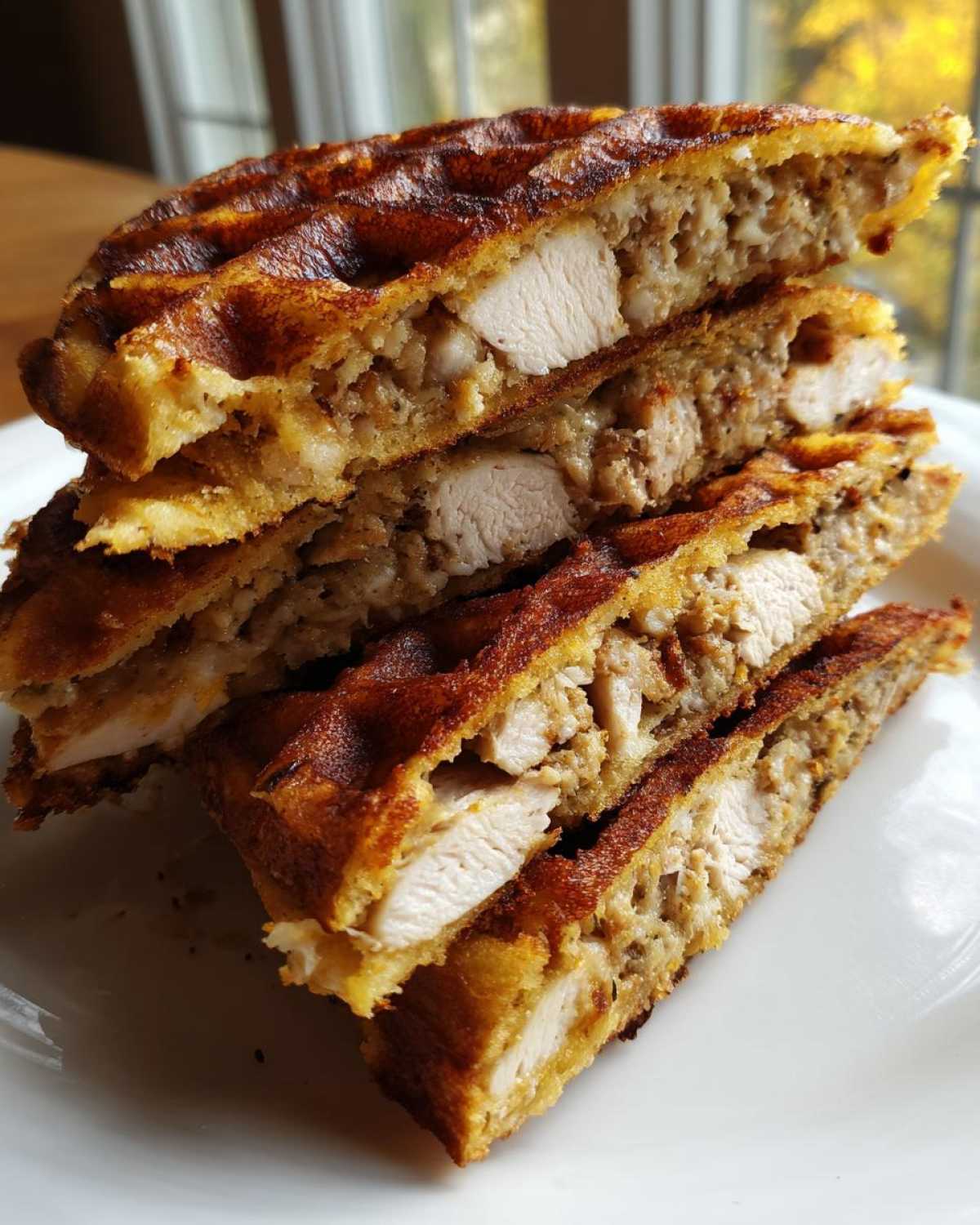 Stuffing Waffle Turkey Sandwich - detail 4