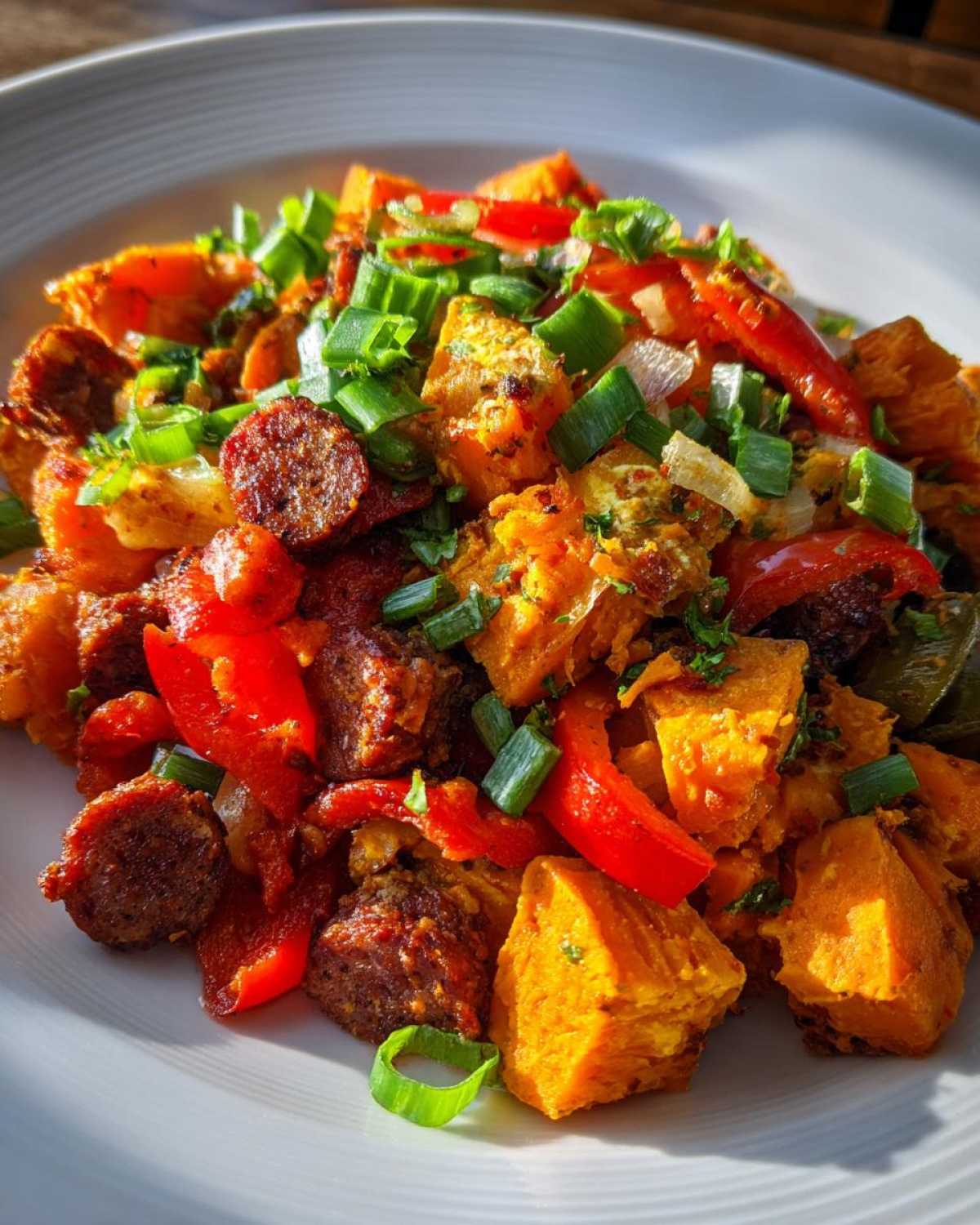 Sweet Potato Breakfast Hash with Chorizo - detail 3