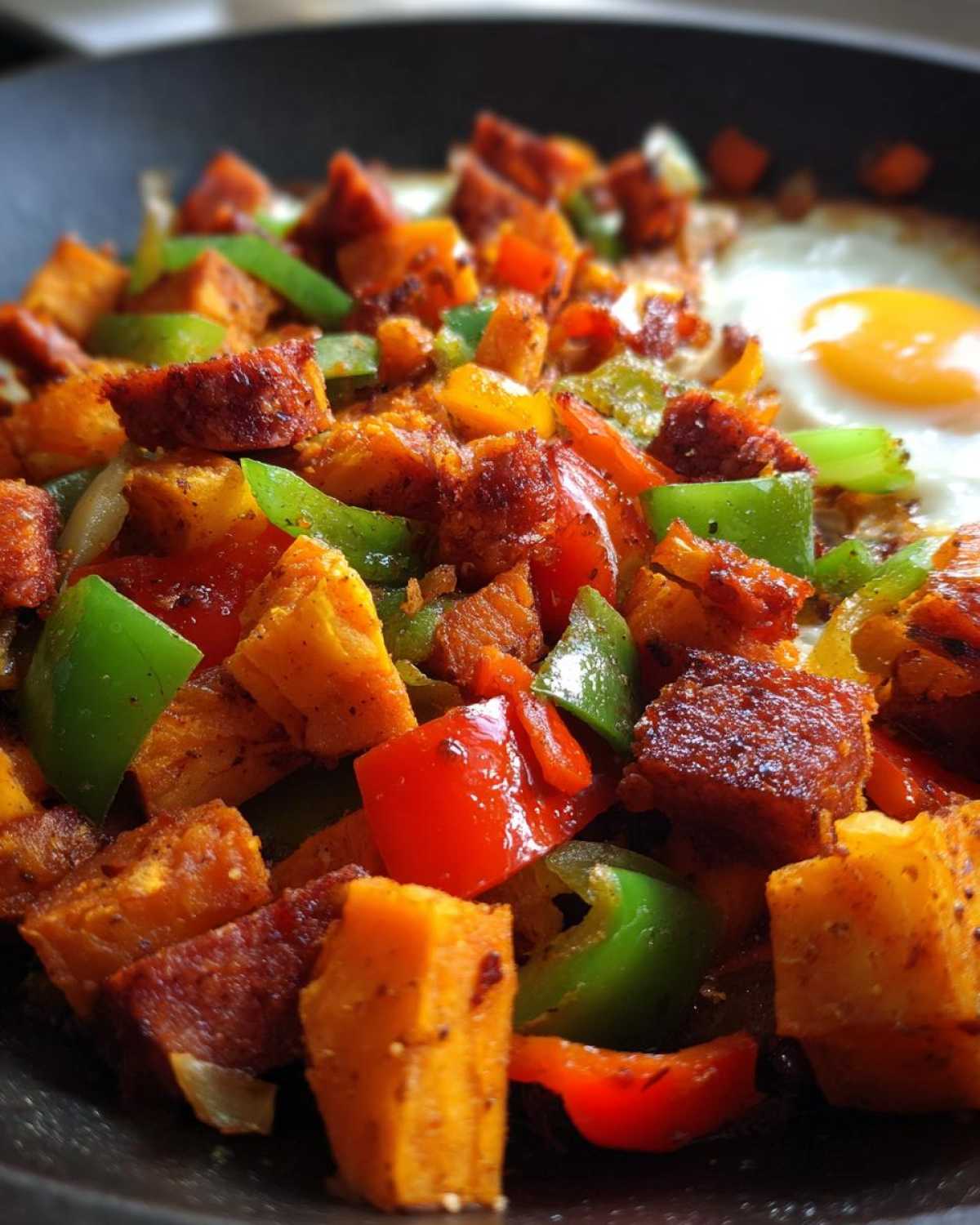 Sweet Potato Breakfast Hash with Chorizo - detail 4