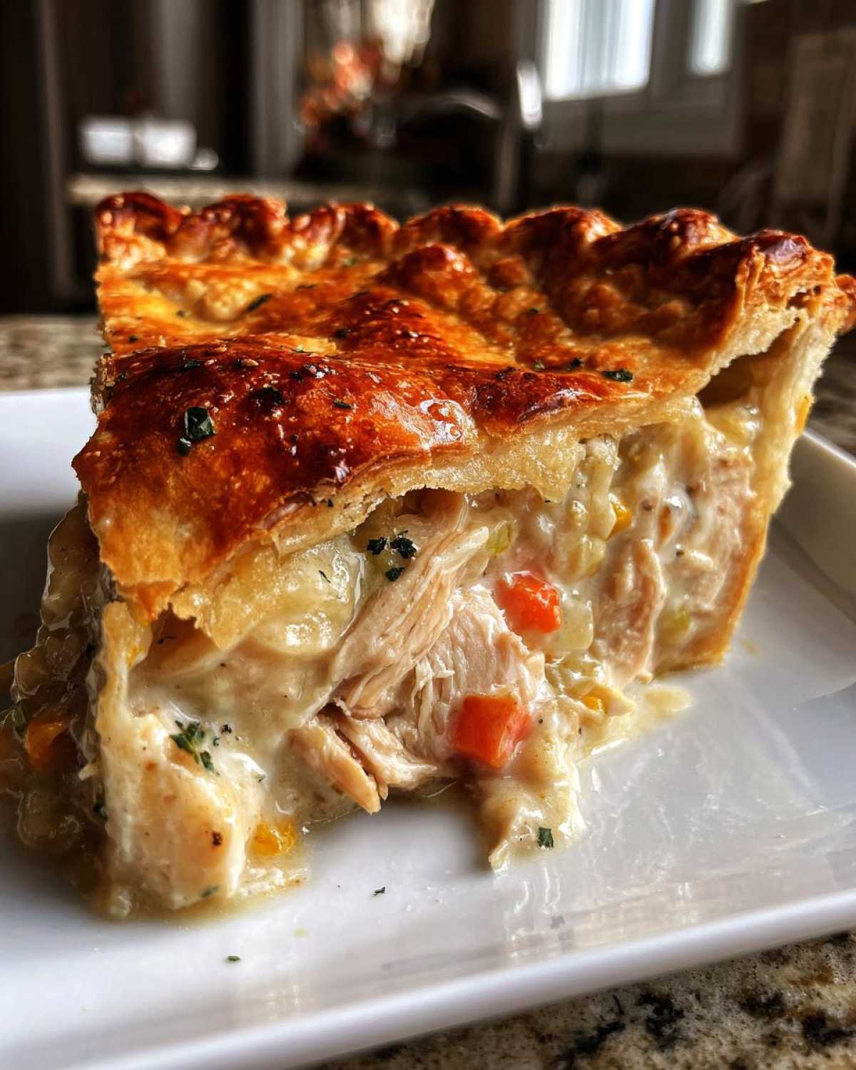 Thanksgiving Leftover Turkey Pot Pie - detail 3