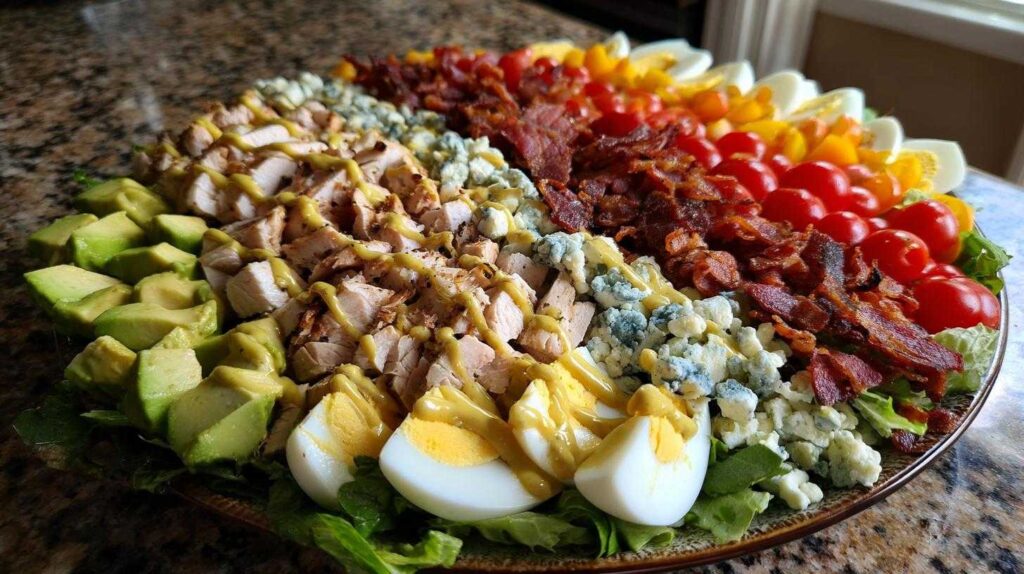 Turkey Cobb Salad with Honey Mustard