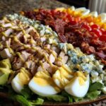Turkey Cobb Salad with Honey Mustard