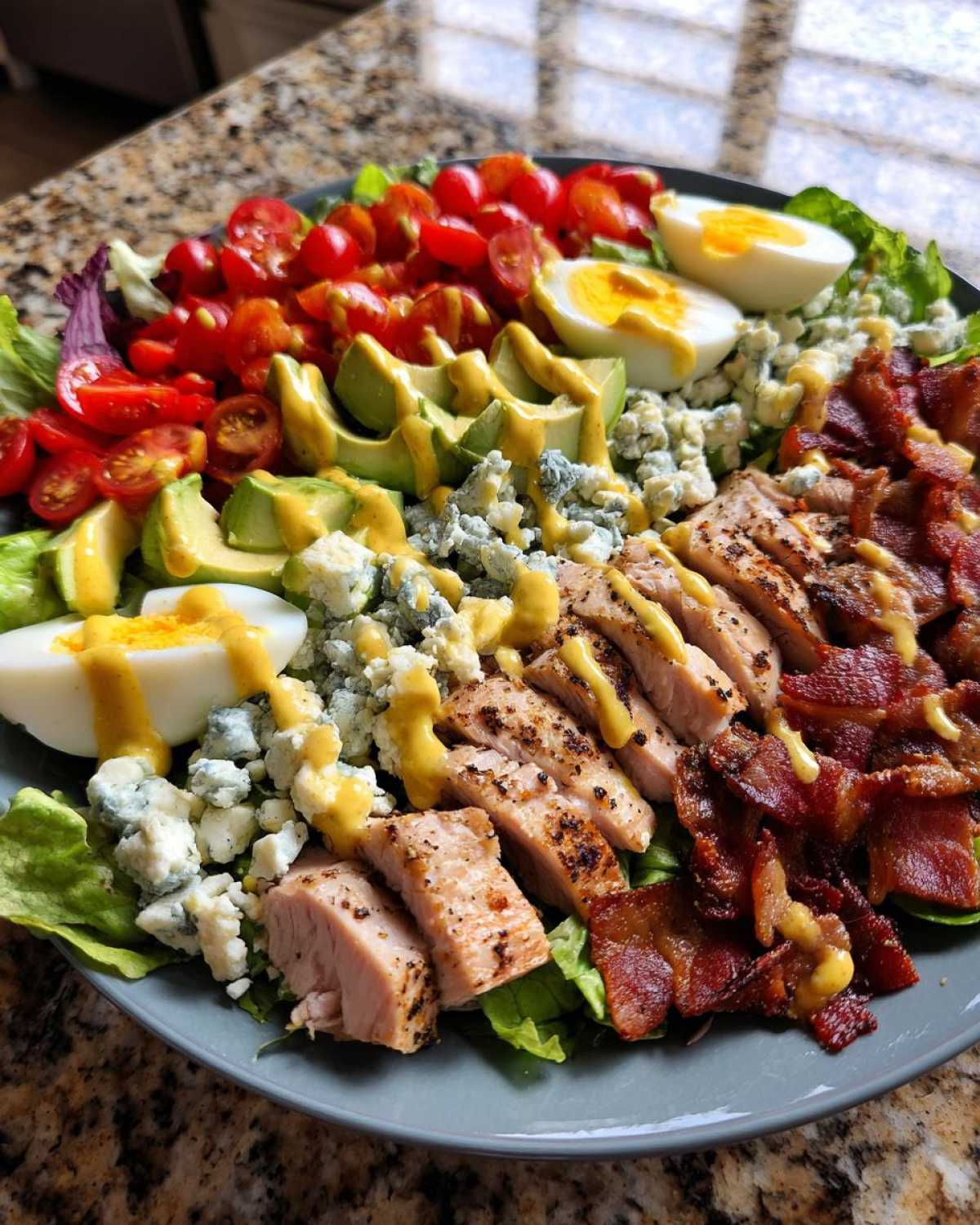 Turkey Cobb Salad with Honey Mustard - detail 4