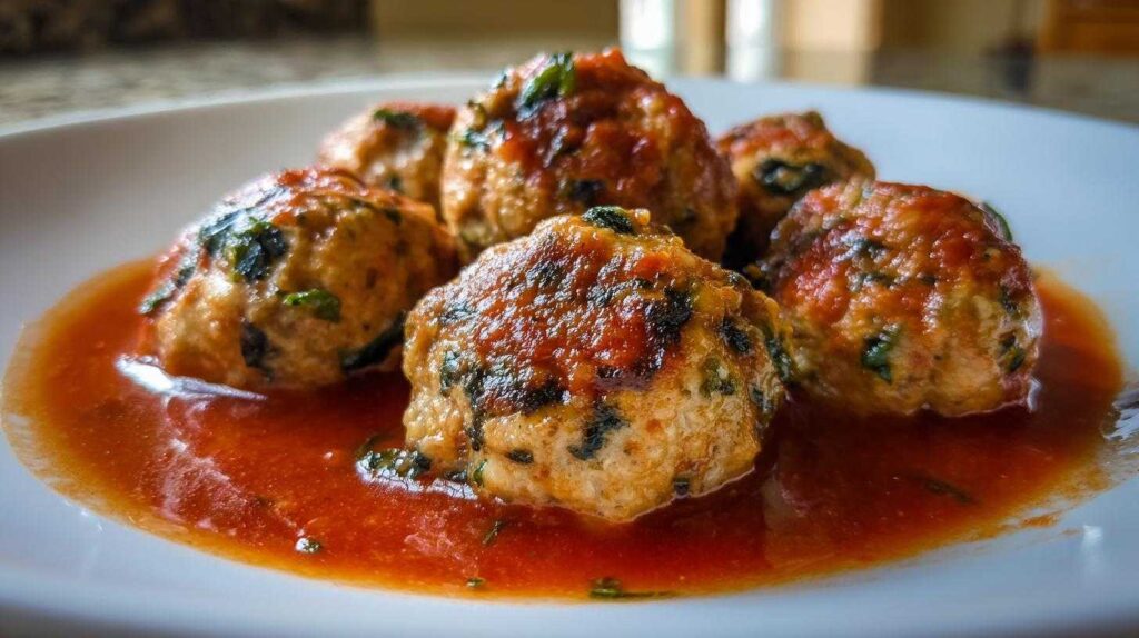 Amazing Turkey Spinach Meatballs: 18 Protein Bites Turkey Spinach Meatballs (High-Protein)