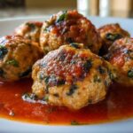 Turkey Spinach Meatballs (High-Protein)