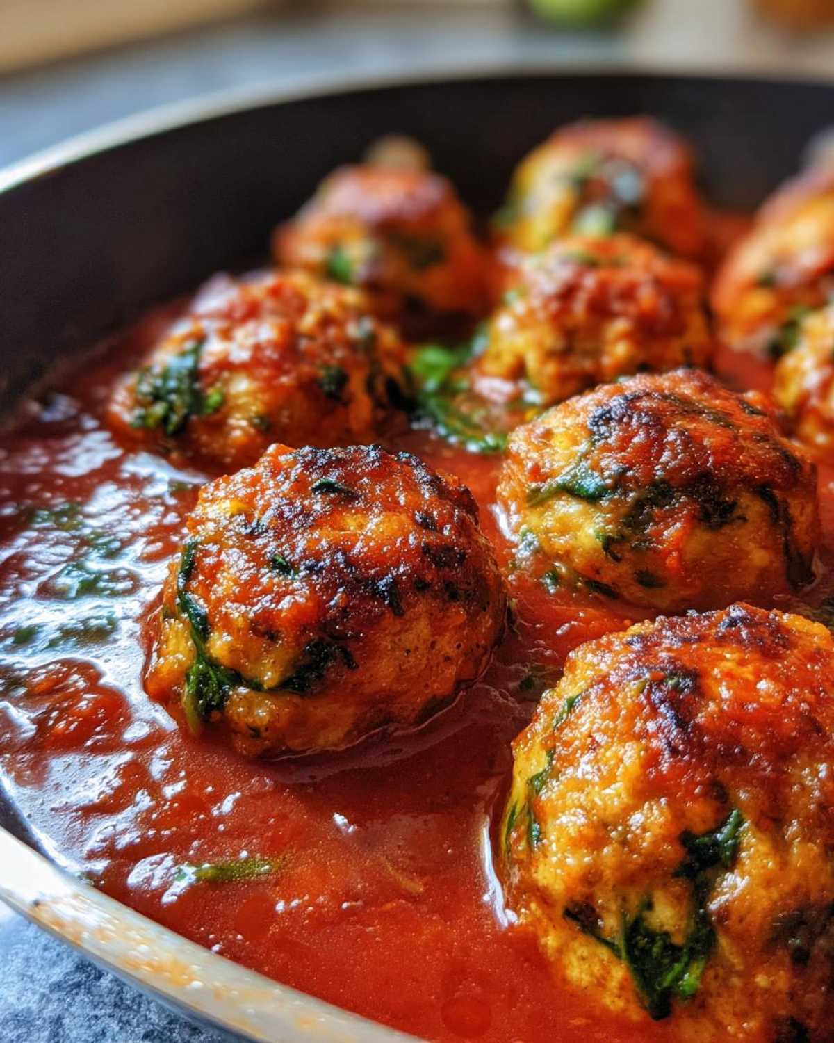 Turkey Spinach Meatballs (High-Protein) - detail 3