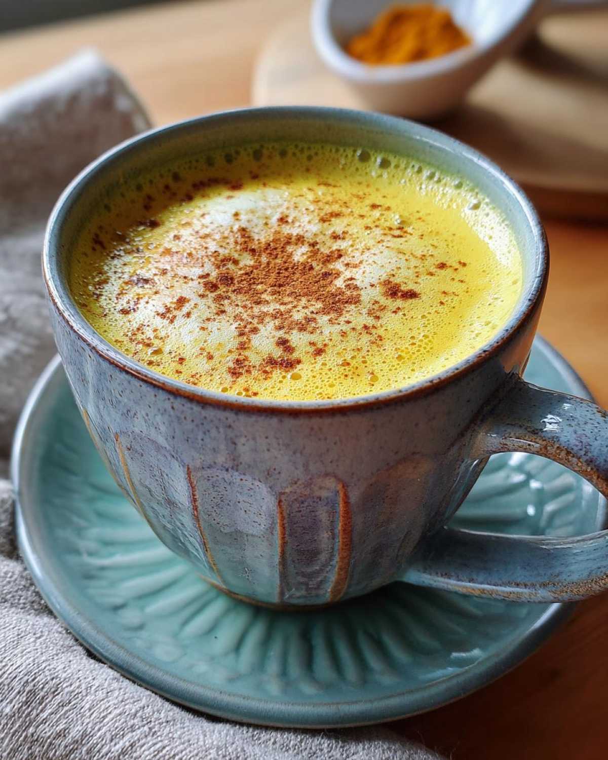 Turmeric Golden Milk Latte - detail 1