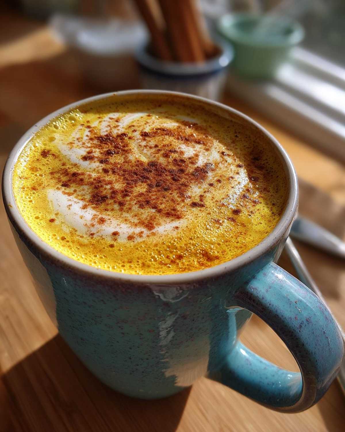 Turmeric Golden Milk Latte - detail 3