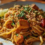 Vegan Pad Thai with Zucchini Noodles