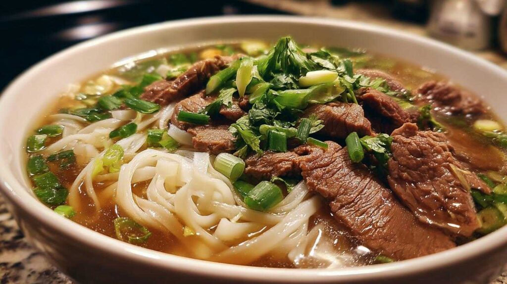 Vietnamese Beef Pho (Noodle Soup)