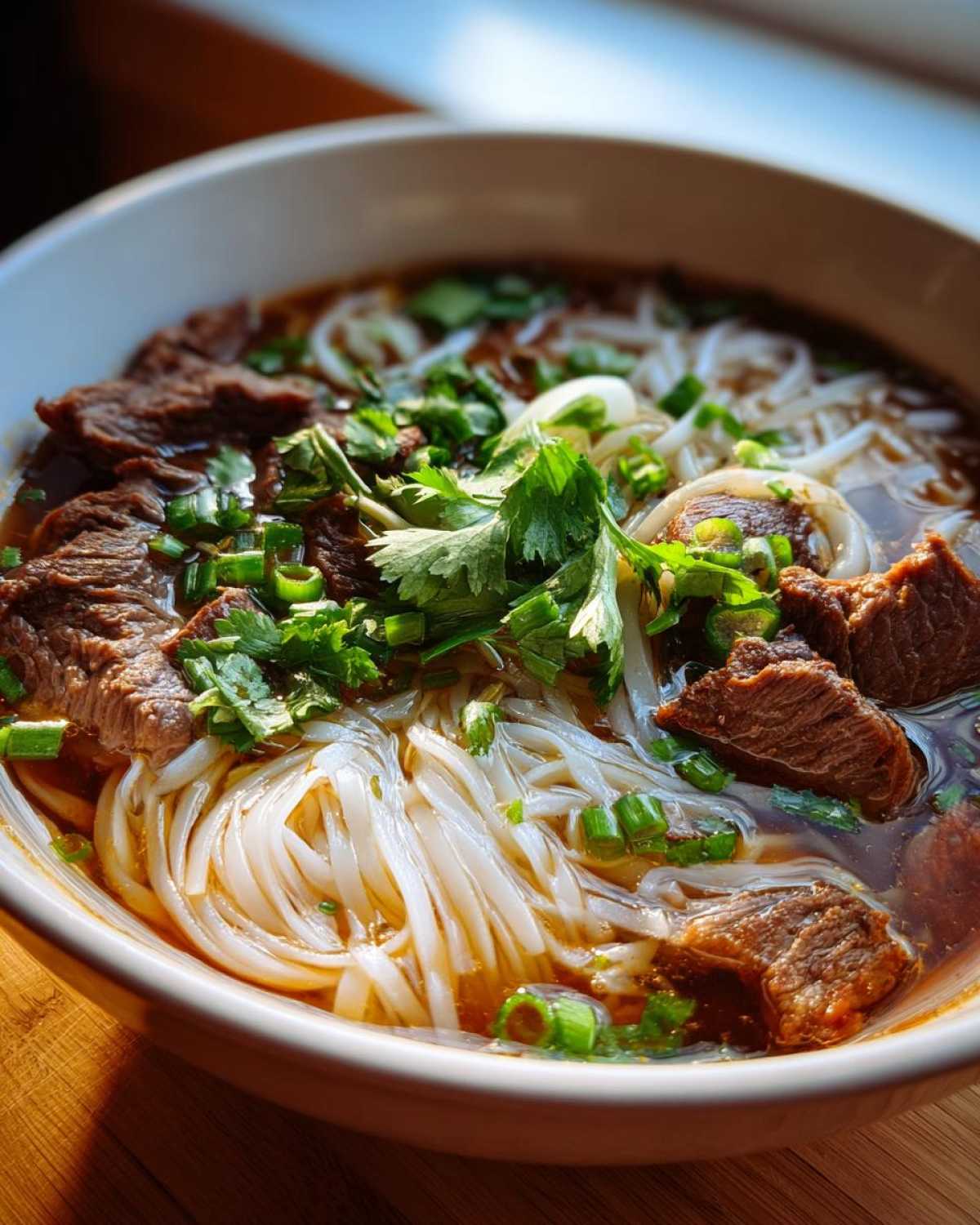 Vietnamese Beef Pho (Noodle Soup) - detail 3