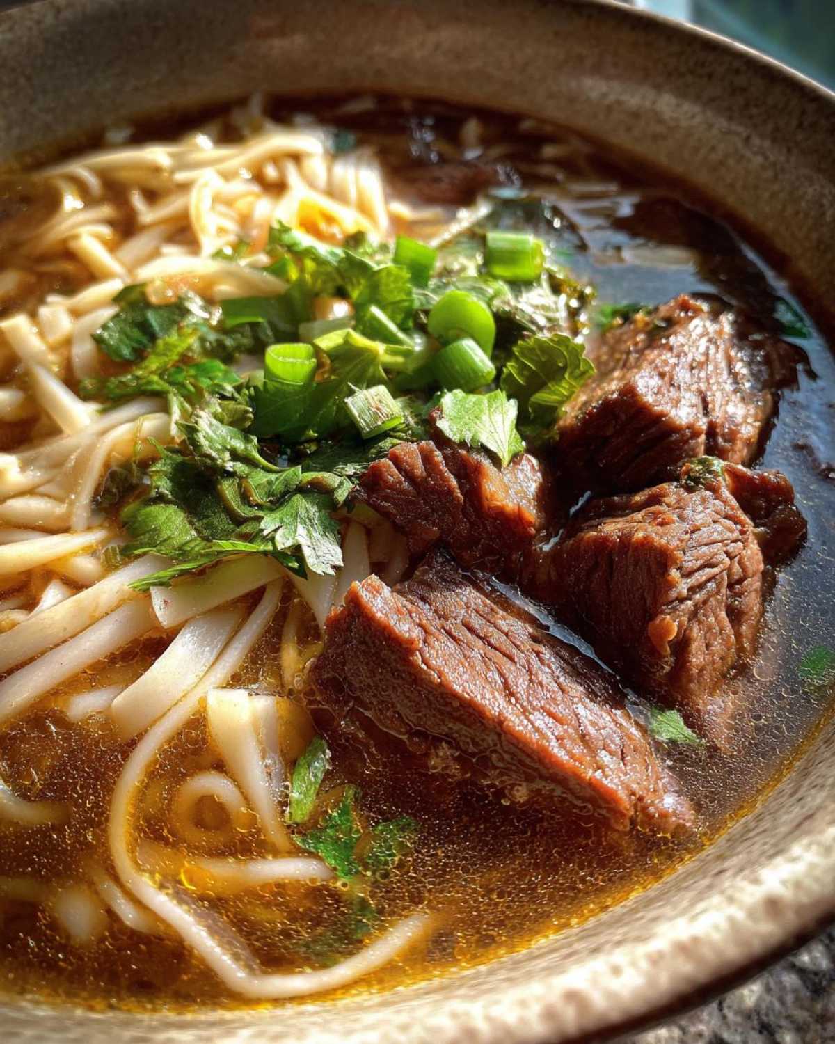 Vietnamese Beef Pho (Noodle Soup) - detail 4
