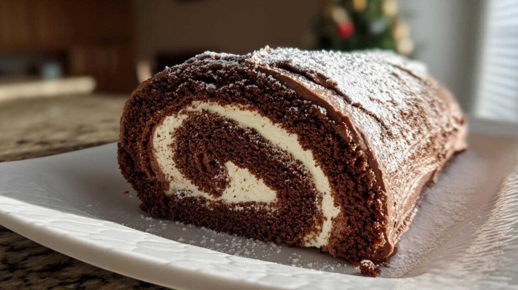 Yule Log Cake (Bûche de Noël)
