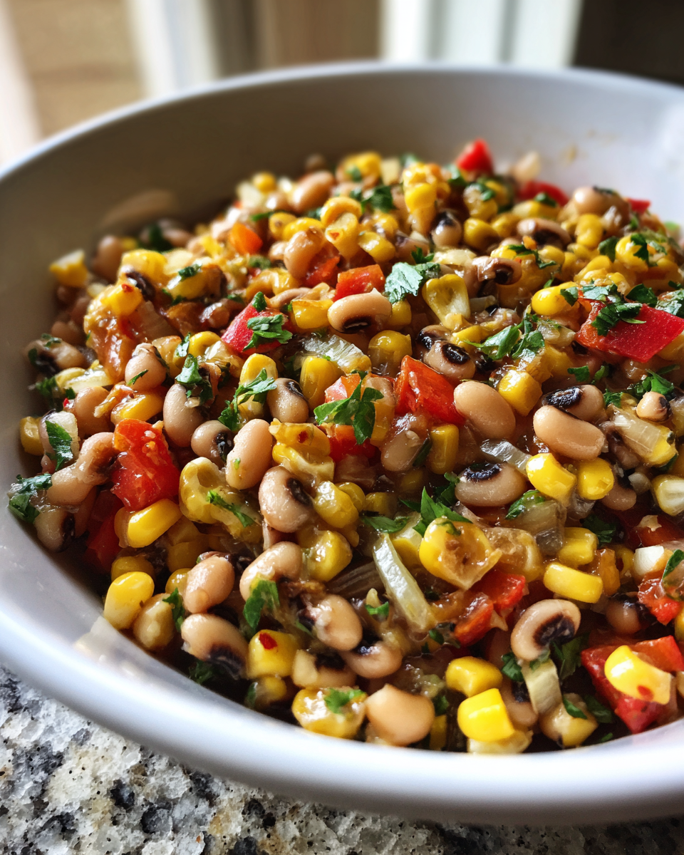 Black-Eyed Pea Salsa - detail 1