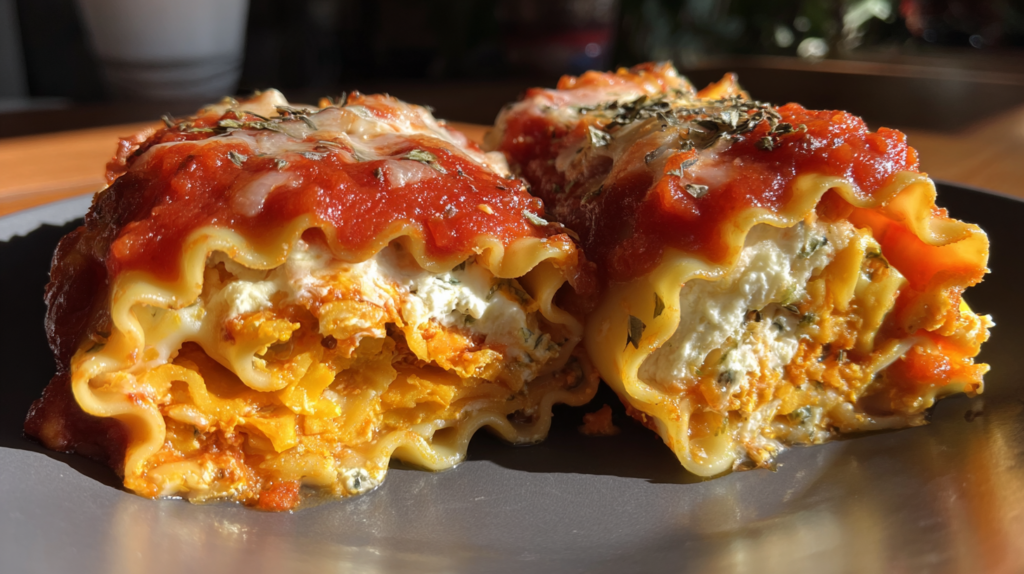 Butternut Squash Lasagna Roll-ups