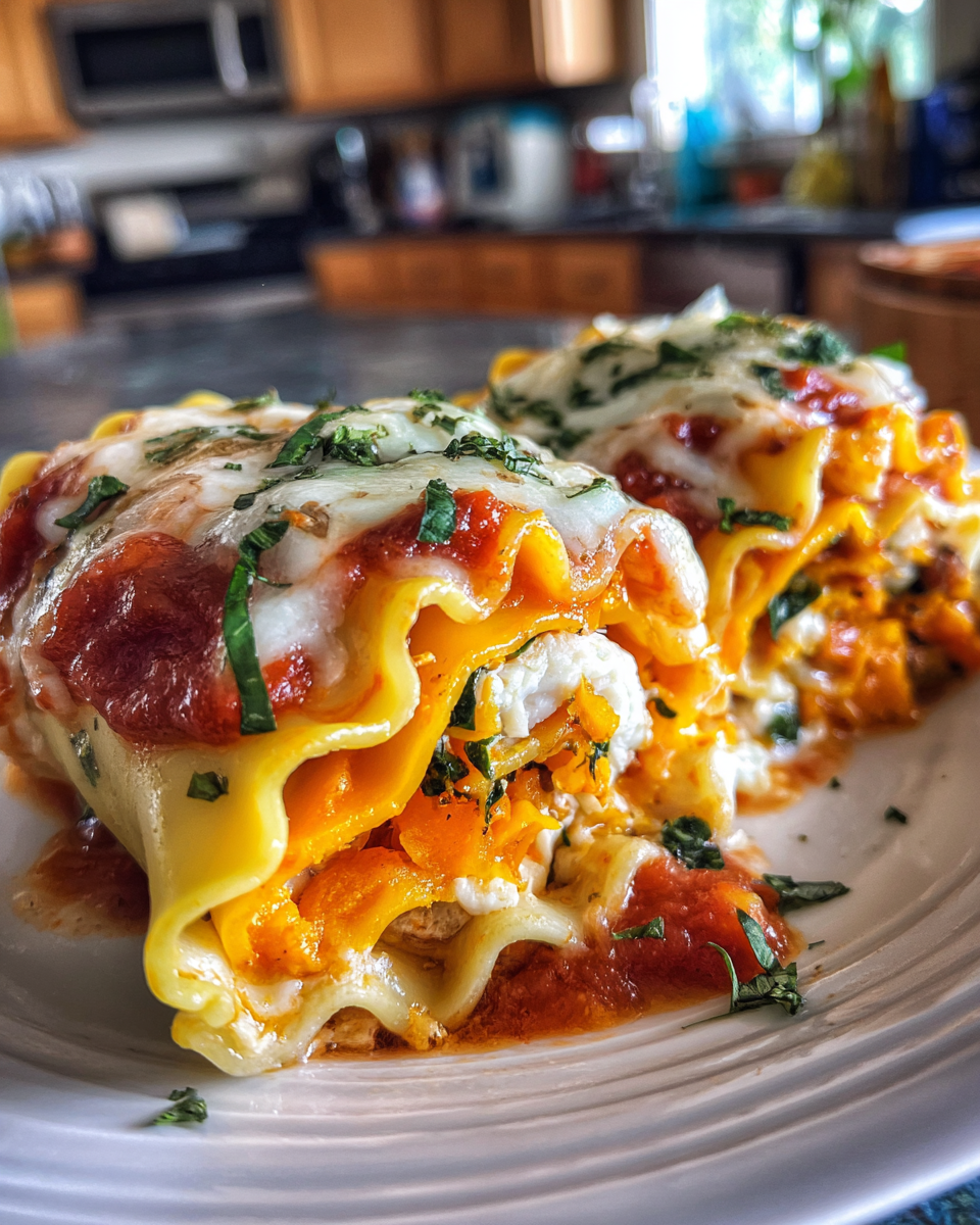 Butternut Squash Lasagna Roll-ups - detail 3