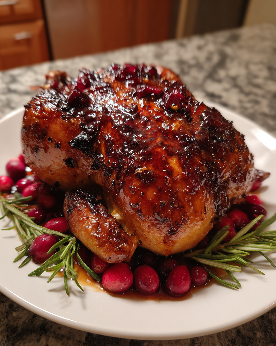 Cranberry Balsamic Roast Chicken - detail 2