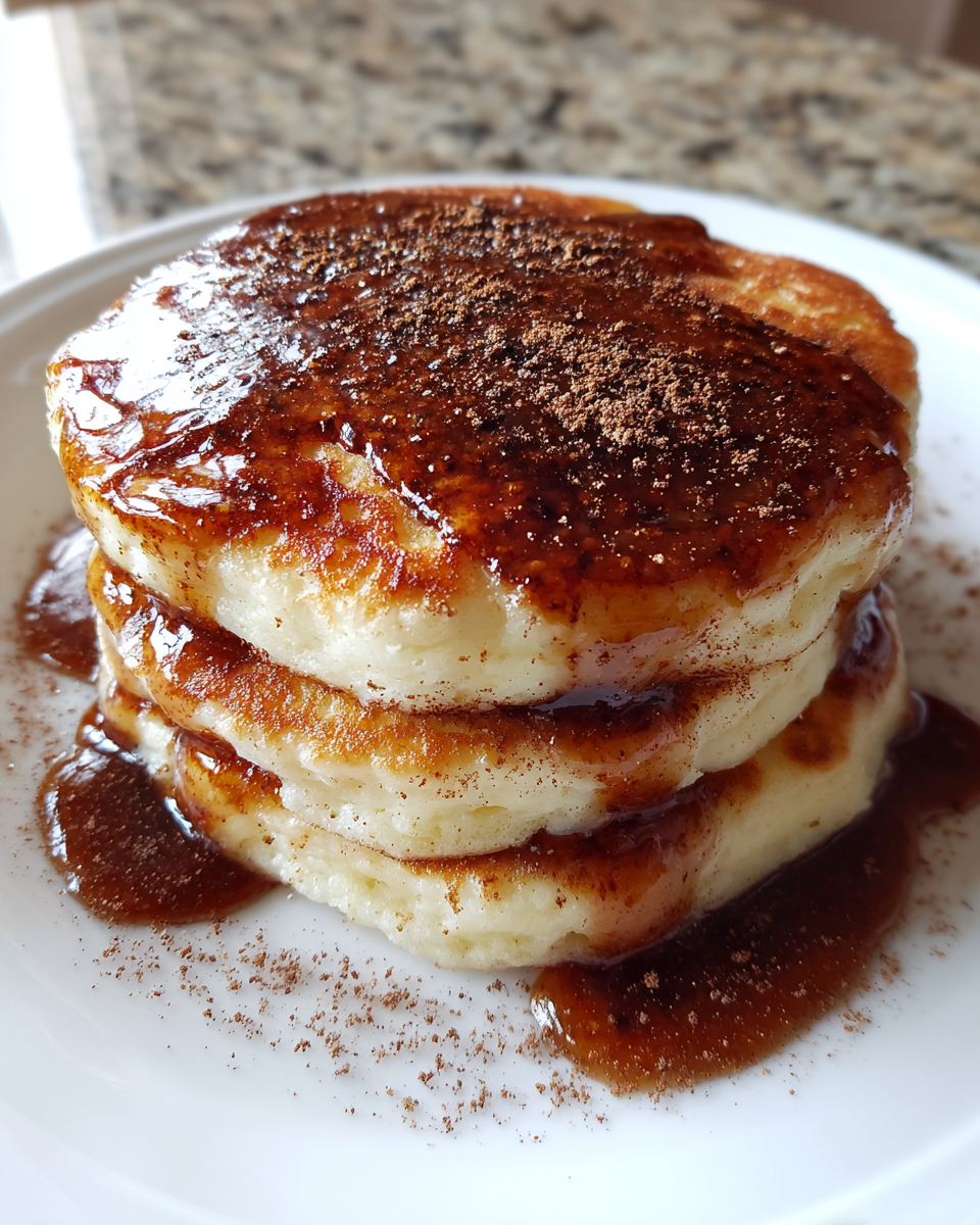 Eggnog Pancakes with Rum Glaze - detail 1