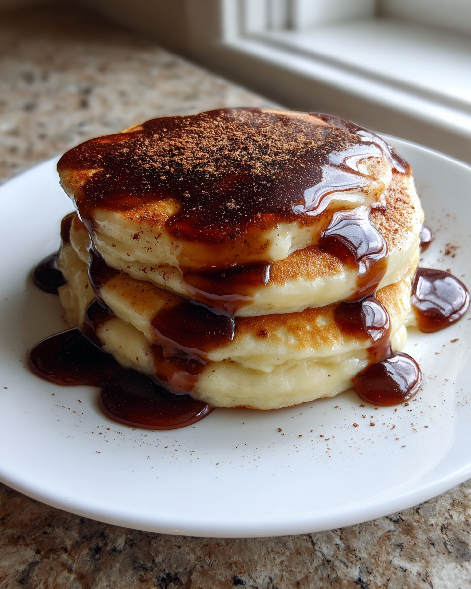 Eggnog Pancakes with Rum Glaze - detail 2