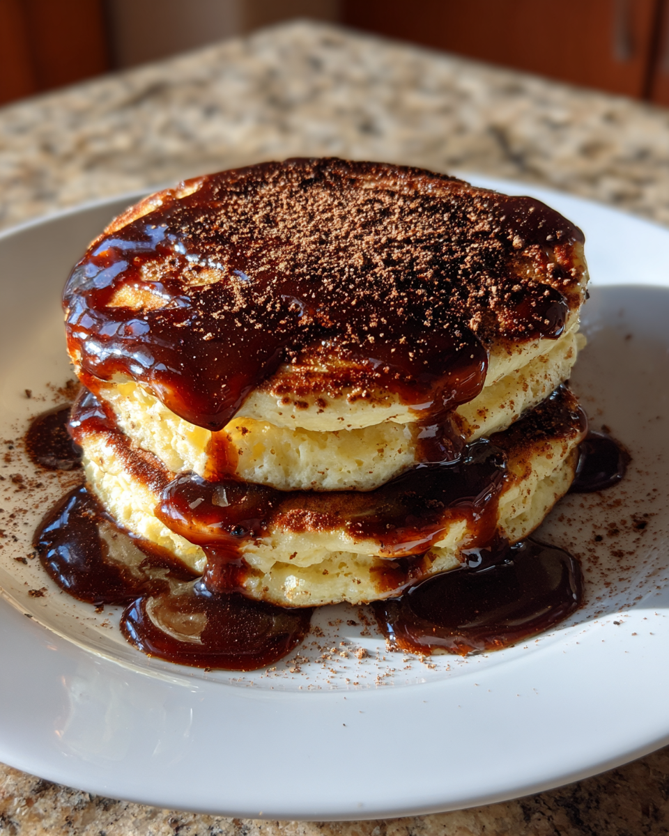 Eggnog Pancakes with Rum Glaze - detail 3