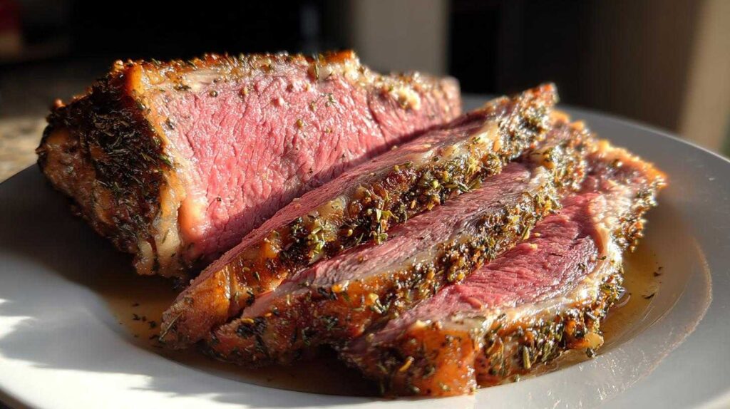 Garlic Butter Prime Rib Roast