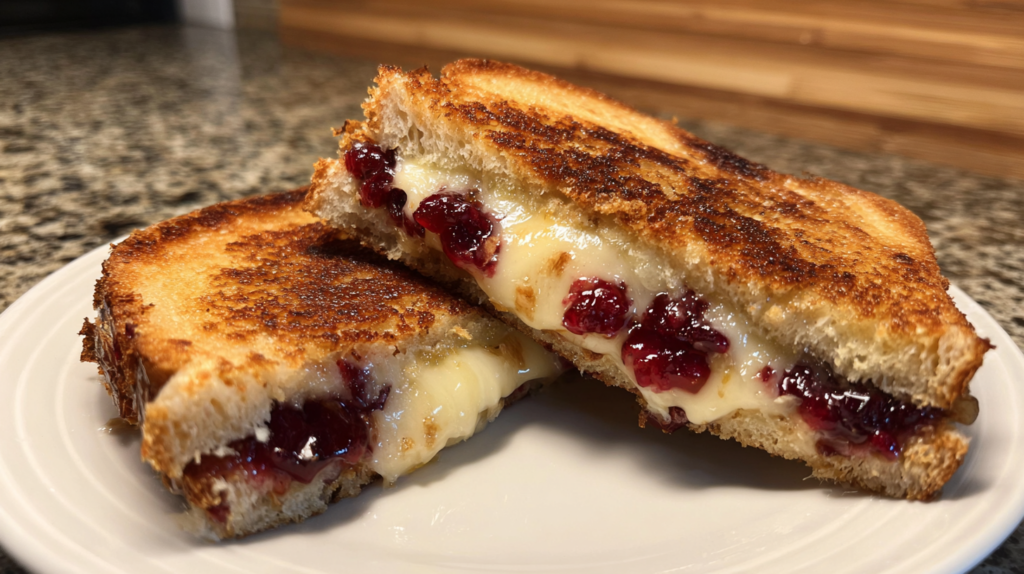 Grilled Cheese with Cranberry Relish